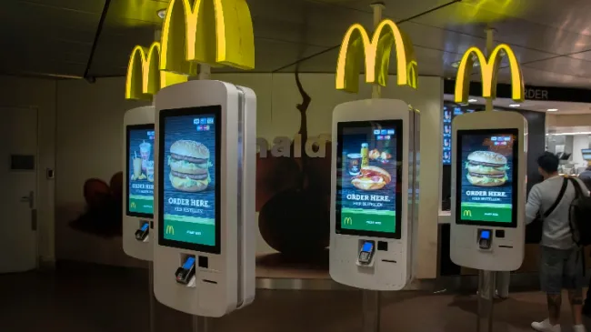 McDonald's self serve machine
